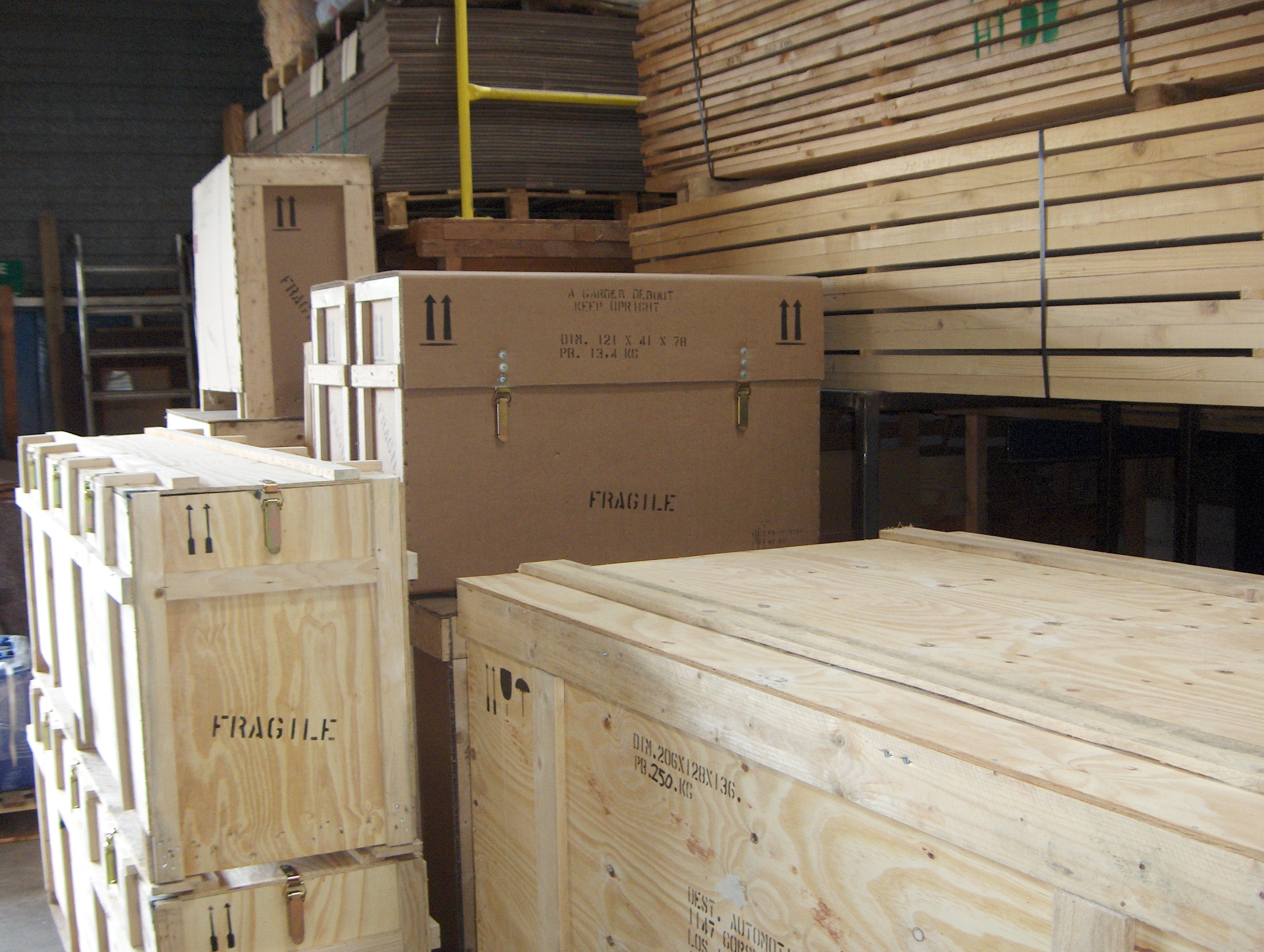 Caisses bois ou carton sur mesures - Sud Emballage Orly / Paris